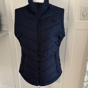 North face navy vest